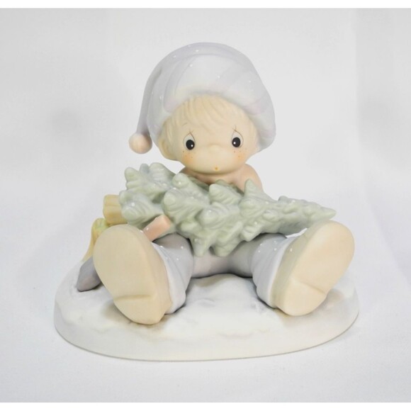 Precious Moments Figurine - Don't Let the Holidays Get You Down - #522112 - Picture 2 of 7